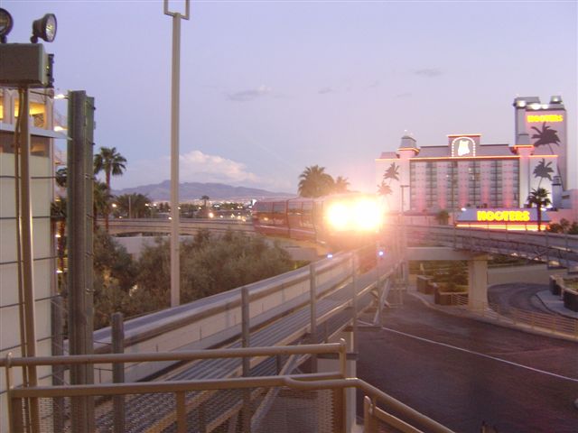 The monorail Las Vegas