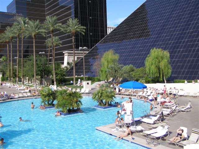 Luxor Hotel Pool Las Vegas